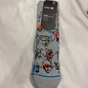 Gray men’s stance socks
